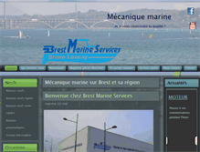 Tablet Screenshot of brest-marine-services.fr